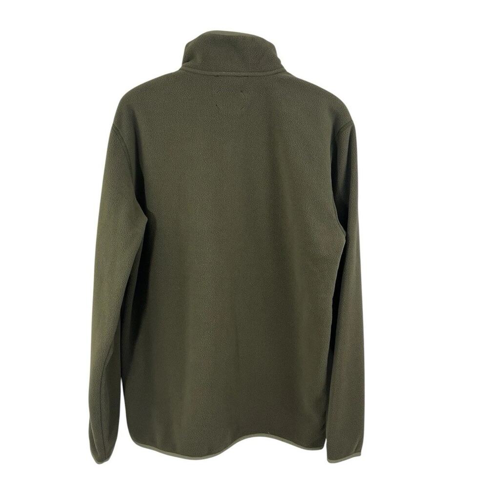 Burton Hearth Fleece Pullover Men’s Medium Green Camouflage Gorpcore Jacket Hike - Picture 4 of 8